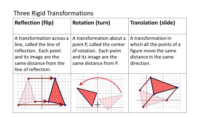 Rigid motion transformation answer key