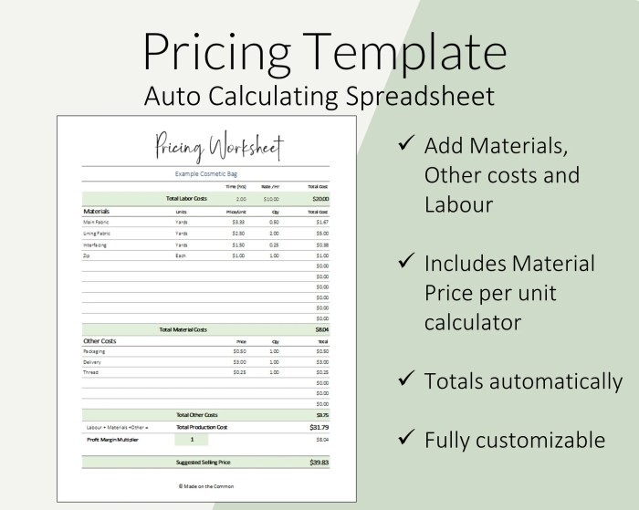 Floral pricing worksheet answer key