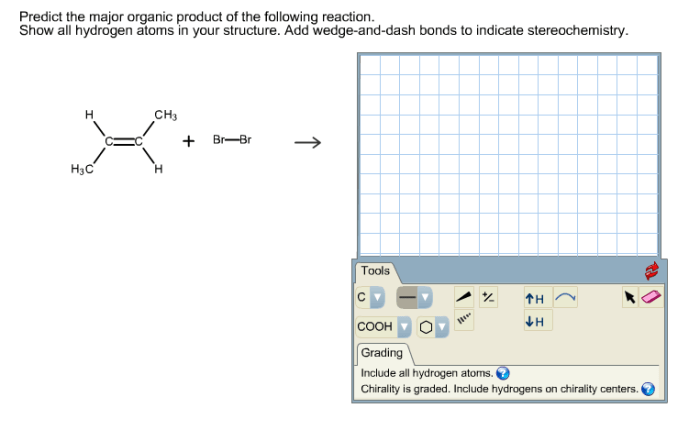 Predict the organic product of the following reaction.